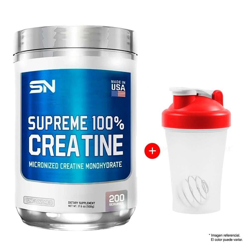 AMINOÁCIDO CREATINA MONOHIDRATADA 500GR SUPREME NUTRITION - 1
