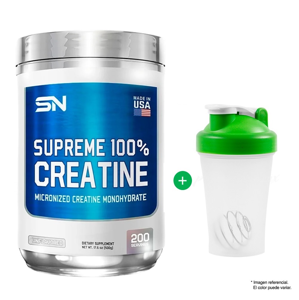 CREATINE 500 GR SUPREME CREATINA MONOHIDRATADA MICRONIZADA - 1