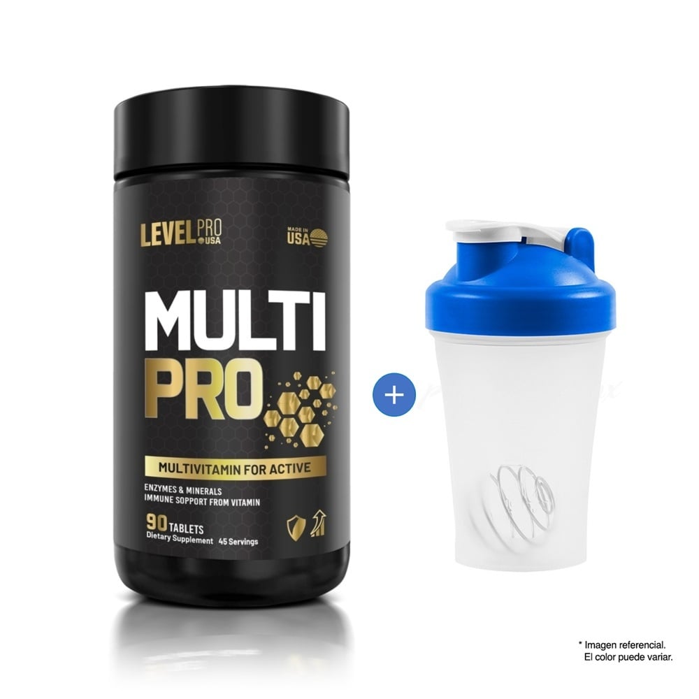 MULTI-PRO DE 90 CÁPSULAS LEVEL PRO MULTIVITAMÍNICO - 1