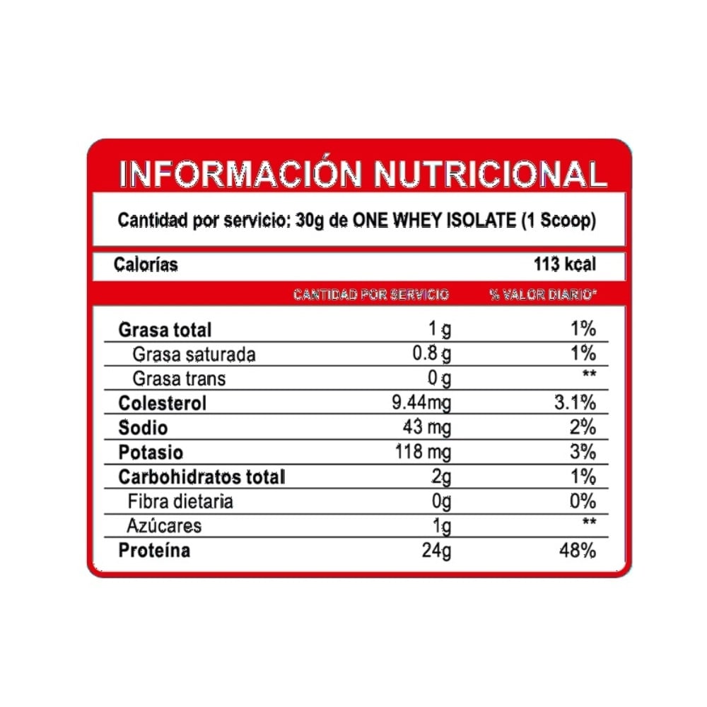 ONE WHEY ISOLATE 1.1 KG INNOVATE NUTRITION CHOCOLATE + SHAKER - 3
