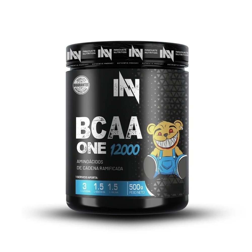 AMINOÁCIDO INNOVATION NUTRITION BCAA ONE 12000 500G NARANJA SHAKER - 2