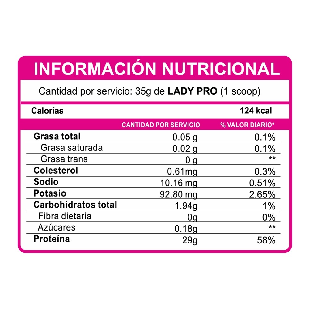 PROTEÍNA INNOVATE NUTRITION LADY PRO 1.1KG CHOCOLATE - 3