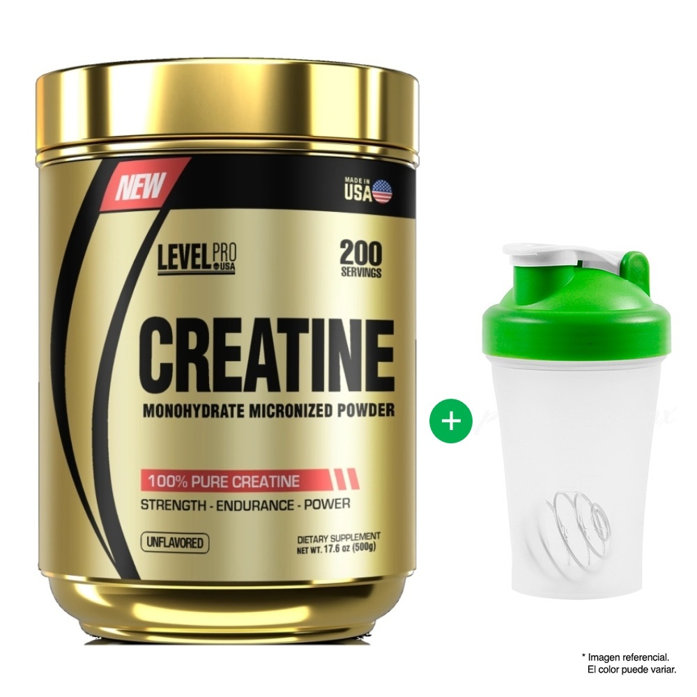 LEVEL PRO CREATINA 500 GRAMOS AMERICANO - 1