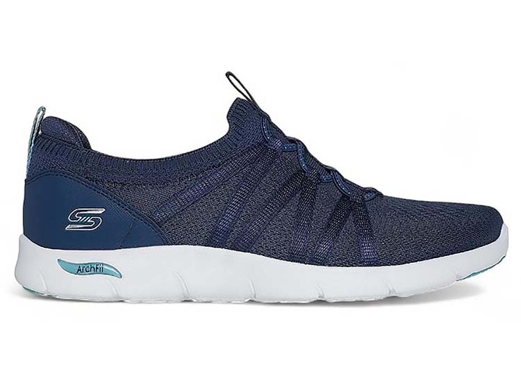ZAPATILLA SKECHERS DAMA - AZUL - 1
