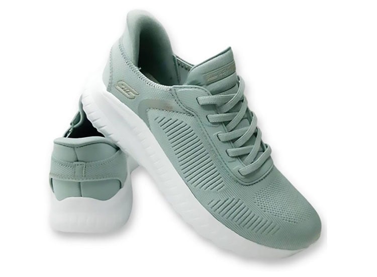 ZAPATILLAS SKECHERS DAMA - VERDE - 1