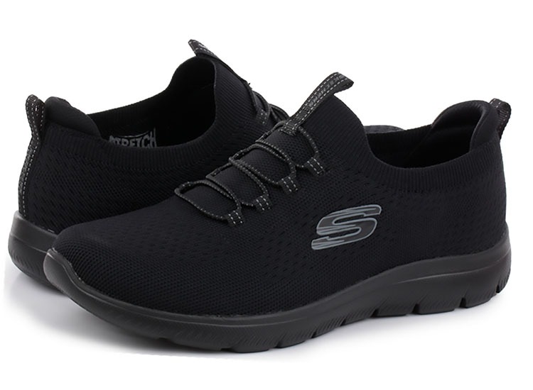 ZAPATILLA SKECHERS DAMA - NEGRO - 1