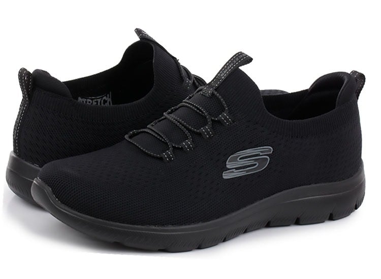 ZAPATILLA SKECHERS DAMA - NEGRO - 1