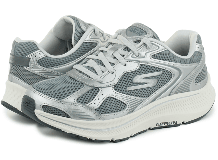 ZAPATILLA SKECHERS DAMA - PLATA - 1