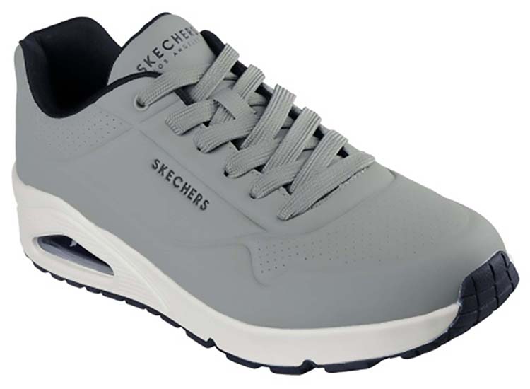 ZAPATILLA SKECHERS HOMBRE - GRIS - 1