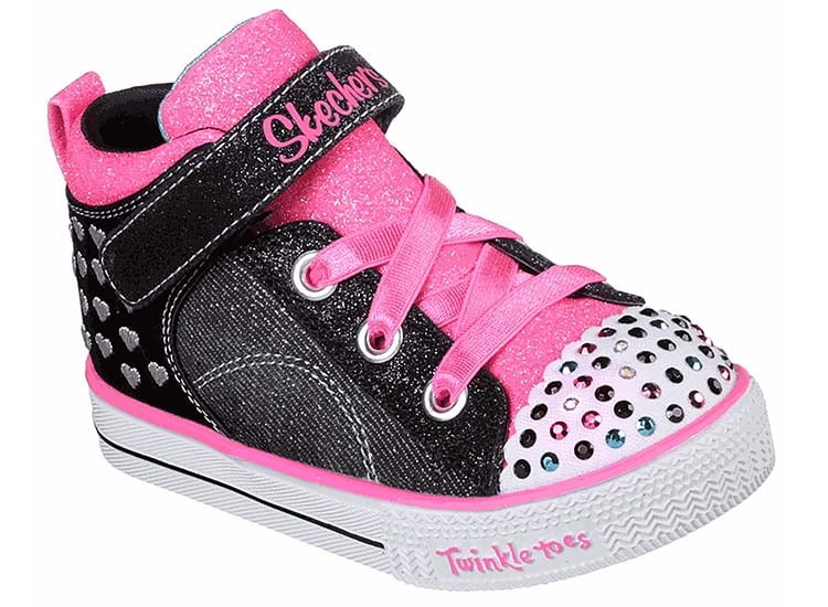 ZAPATILLA SKECHERS NIÑA - NEGRO - 1