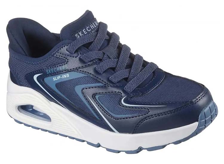 ZAPATILLA SKECHERS NIÑA - AZUL - 1