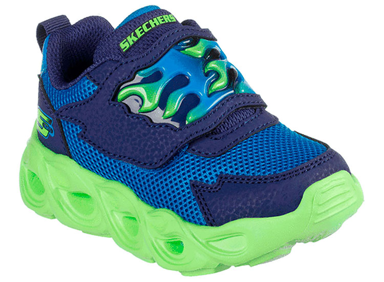 ZAPATILLA SKECHERS NIÑO - NEGRO - 1