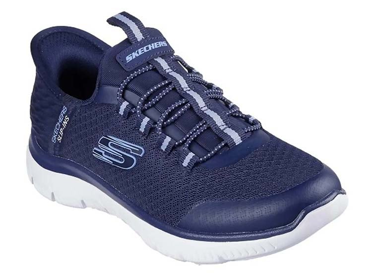 ZAPATILLAS SKECHERS NIÑO - AZUL - 1