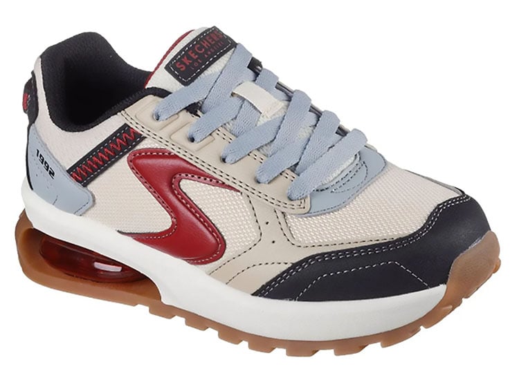 ZAPATILLA SKECHERS NIÑO - CREMA - 1