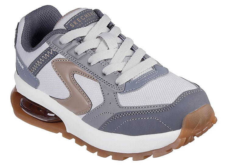 ZAPATILLA SKECHERS NIÑO - GRIS - 1