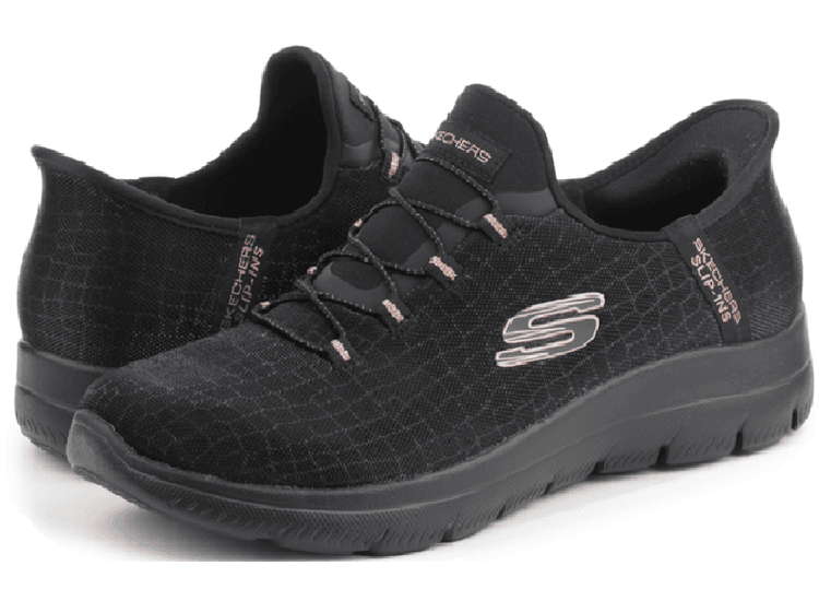 ZAPATILLA SKECHERS DAMA - NEGRO - 1