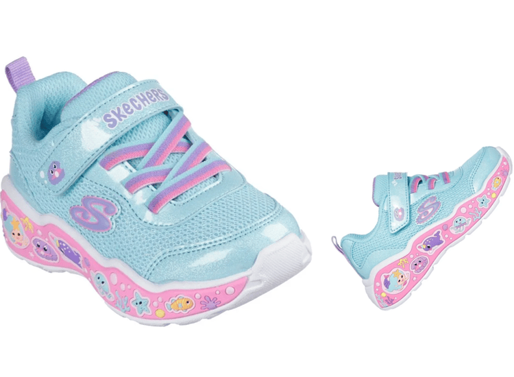 ZAPATILLA SKECHERS NIÑA - AGUAMARINA - 1