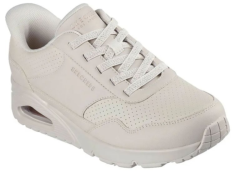 ZAPATILLA SKECHERS DAMA - BEIGE - 1