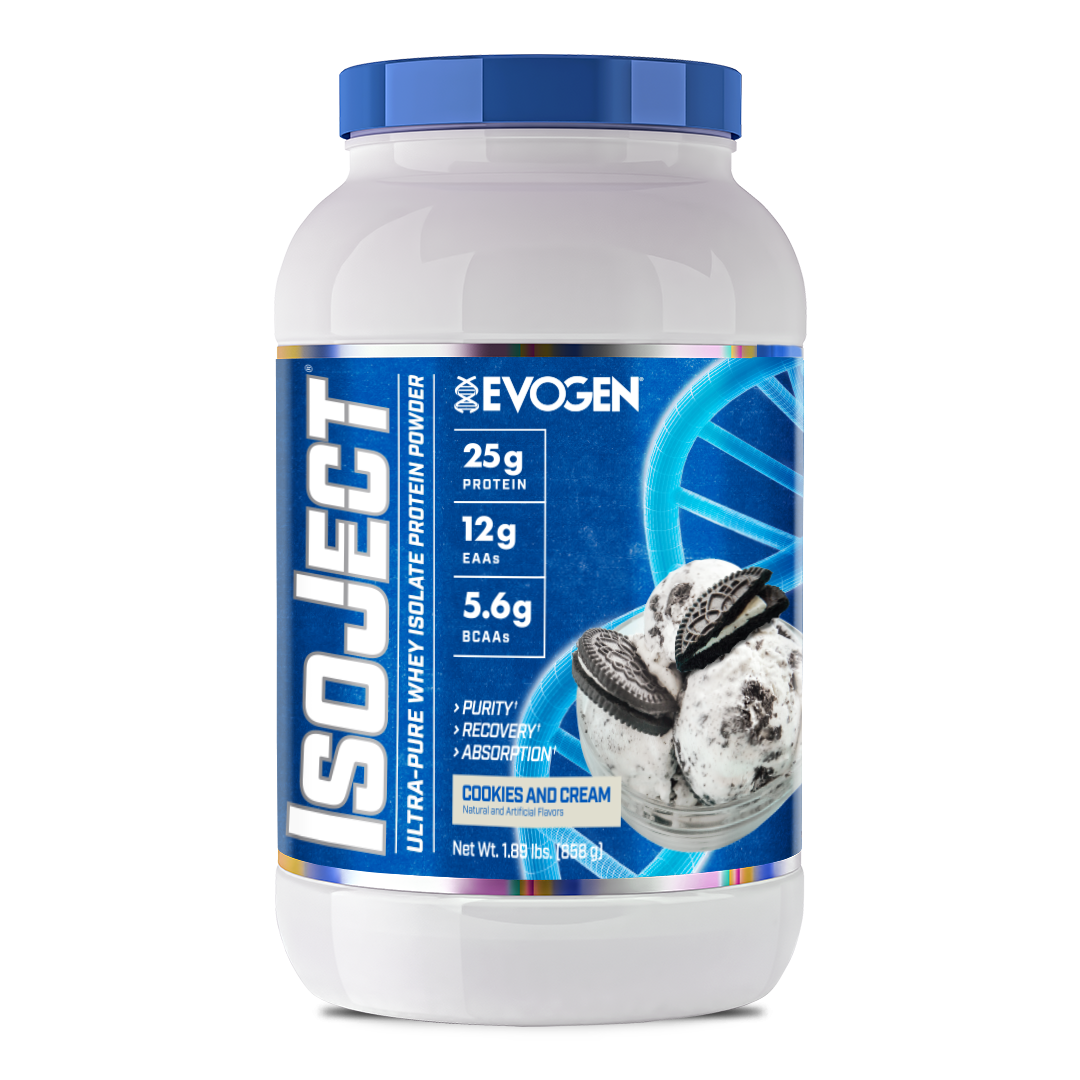 PROTEINA AISLADA ISOJECT 0.9KG - COOKIES AND CREAM - 1