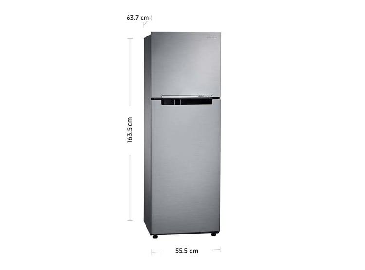 REFRIGERADORA SAMSUNG RT25FARADS8/PE TOP FREEZER NO FROST 255 LITROS PLATA - 4