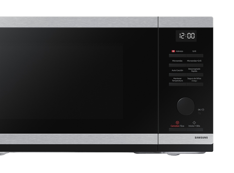MICROONDAS SAMSUNG CON DORADOR 23LTS MG23DG4524ATPE ACERO INOXIDABLE - 5