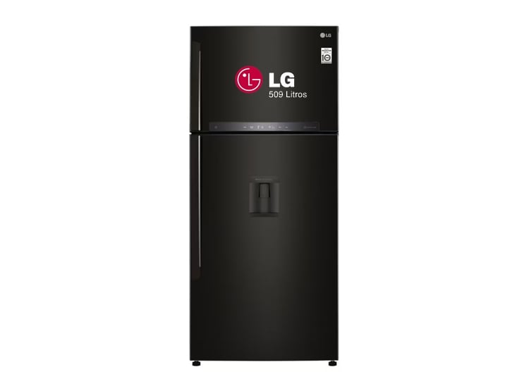 REFRIGERADORA LG TOP FREEZER 509L HYGIENE FRESH THINQ GT51SGD NEGRO ACERO - 1