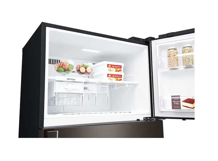 REFRIGERADORA LG TOP FREEZER 509L HYGIENE FRESH THINQ GT51SGD NEGRO ACERO - 4