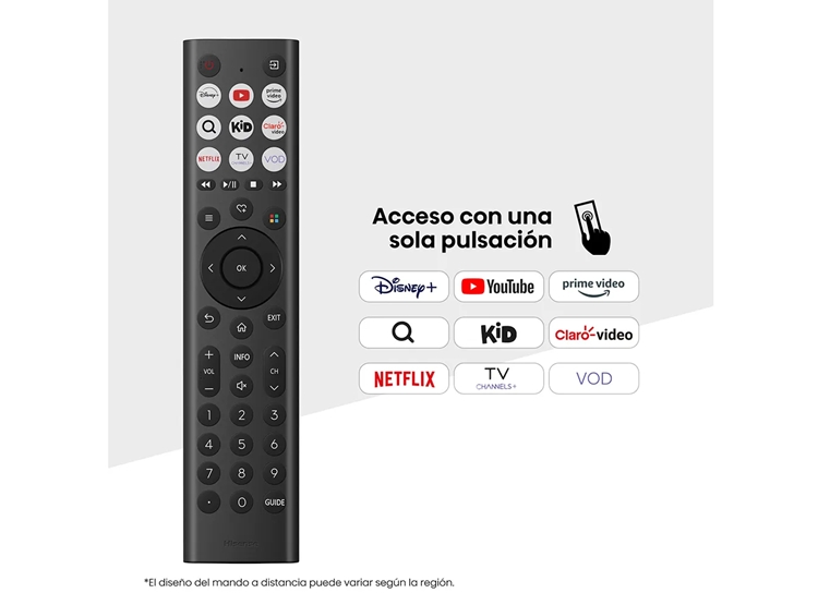 TELEVISOR HISENSE QLED 43” FHD SMART TV VIDAA 43Q4SV 2025 - 7