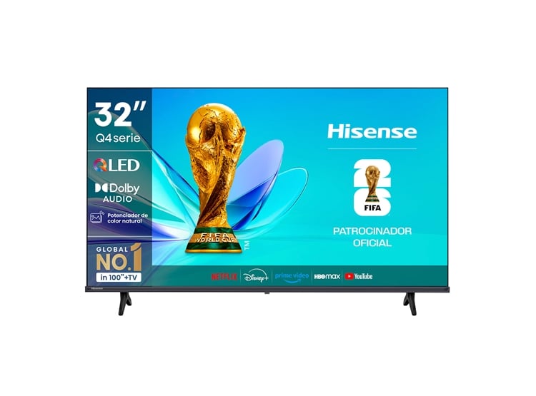 TELEVISOR HISENSE QLED 32” HD SMART TV VIDAA 32Q4SV 2025 - 1