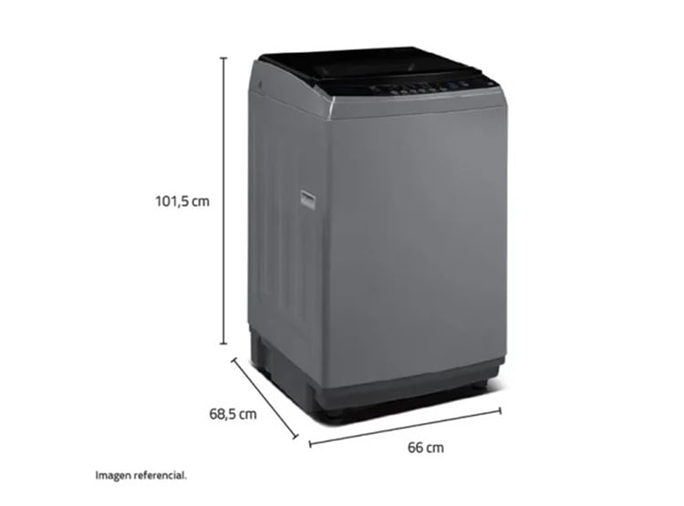 LAVADORA AUTOMÁTICA INDURAMA 18KG LRI-18DGR GRIS OSCURO - 3
