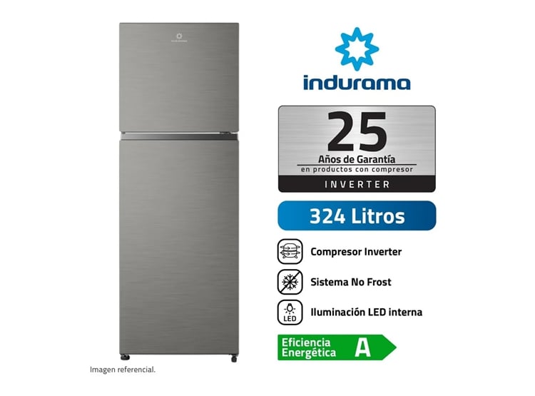 REFRIGERADORA INDURAMA 324L TOP MOUNT NO FROST RI-439I CROMA - 3