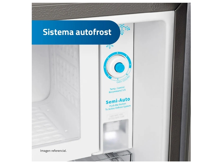 REFRIGERADORA INDURAMA 177L MONOPUERTA AUTOFROST RI-289D CROMA - 6