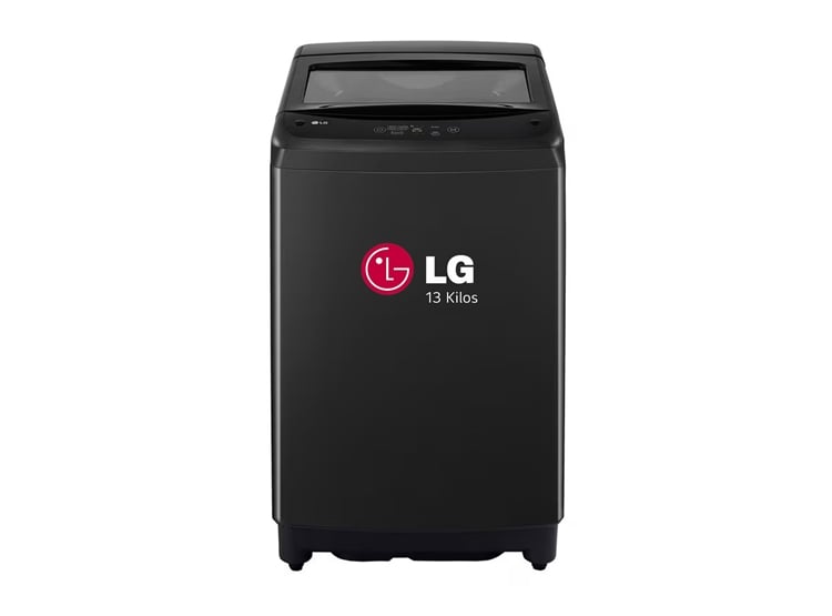 LAVADORA LG 13KG CARGA SUPERIOR CON TURBODRUM WT13OBVTB ONYX NEGRO - 1