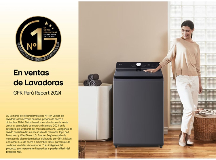 LAVADORA LG 13KG CARGA SUPERIOR CON TURBODRUM WT13OBVTB ONYX NEGRO - 7