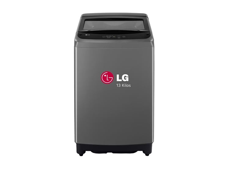 LAVADORA LG 13KG CARGA SUPERIOR TURBODRUM WT13BVTB NEGRO CLARO - 1