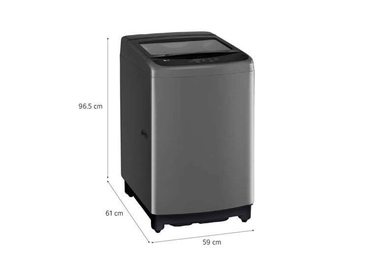 LAVADORA LG 13KG CARGA SUPERIOR TURBODRUM WT13BVTB NEGRO CLARO - 6