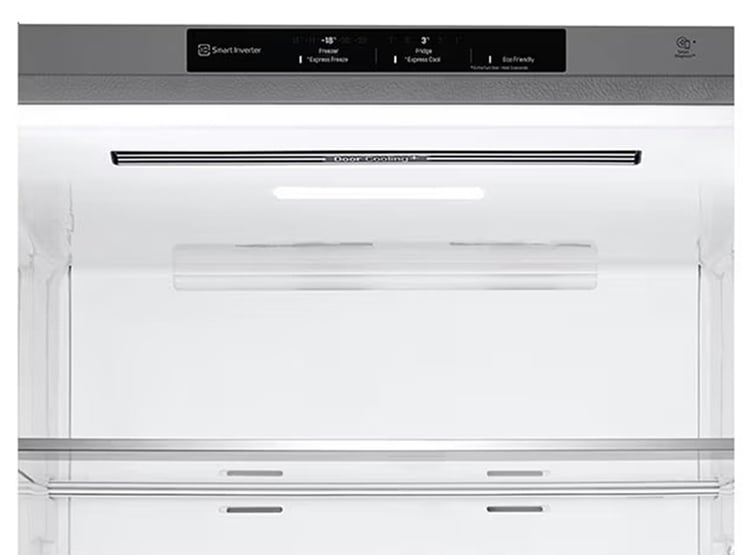 REFRIGERADORA LG BOTTOM FREEZER 408L MULTI AIR FLOW GB41BPP PLATEADO - 6