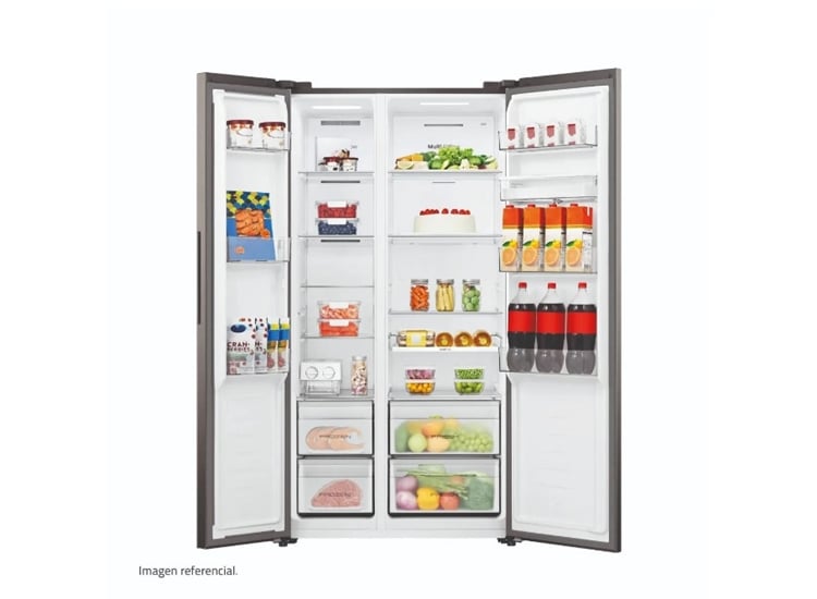 REFRIGERADORA CROMA SIDE BY SIDE 529L RI-795DI INDURAMA - 3