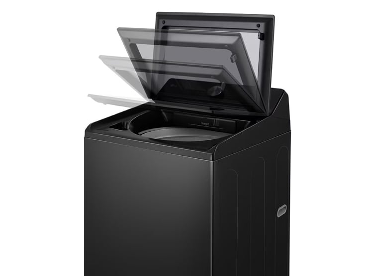 LAVADORA LG 20 KG CON AI DD THINQ Y TURBOWASH WT20OBTX ONYX NEGRO - 4