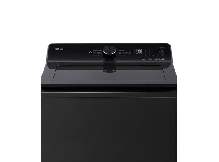 LAVADORA LG 20 KG CON AI DD THINQ Y TURBOWASH WT20OBTX ONYX NEGRO - 5