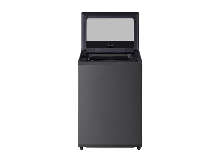 LAVADORA LG 18 KG CON AI DD THINQ Y TURBOWASH WT18PBTX PLATINUM BLACK - 2