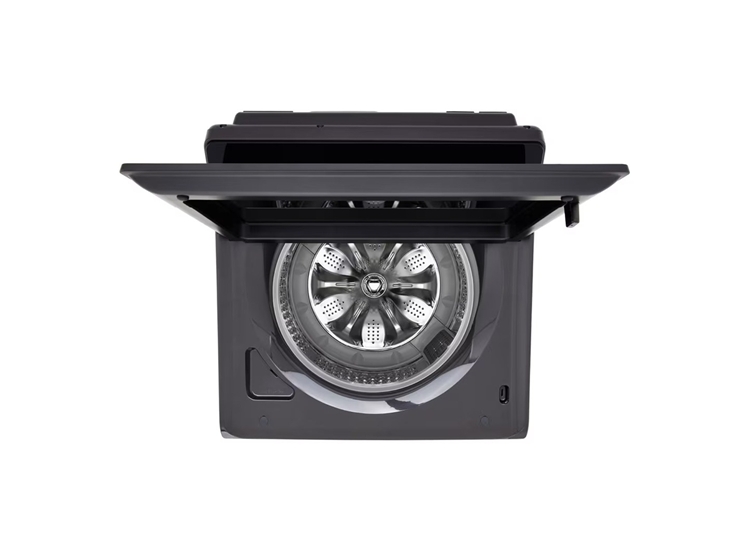 LAVADORA LG 18 KG CON AI DD THINQ Y TURBOWASH WT18PBTX PLATINUM BLACK - 5