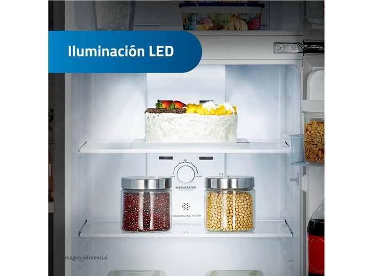 REFRIGERADORA INDURAMA TOP FREEZER 246L NO FROST RI-389DI CROMA - 6