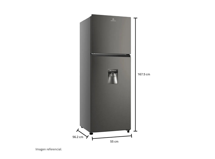 REFRIGERADORA INDURAMA TOP FREEZER 246L NO FROST RI-389DI CROMA - 9
