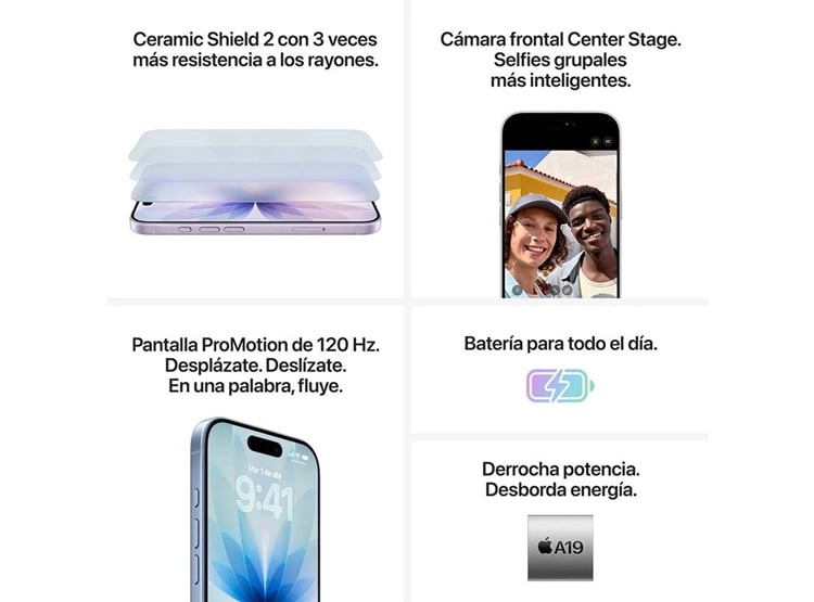 APPLE IPHONE 17 256GB 6.3' LAVENDER NANO SIM - 6