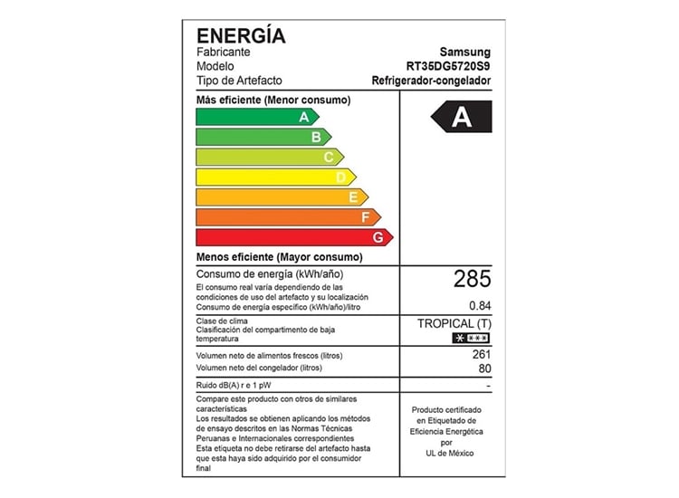 REGFRIGERADORA SAMSUNG TOP FREEZER NO FROST 341L RT35DG5720S9PE - 6