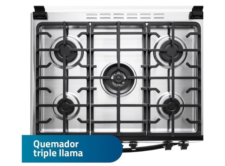 COCINA A GAS INDURAMA BORGOÑA ZAFIRO 5Q - 4