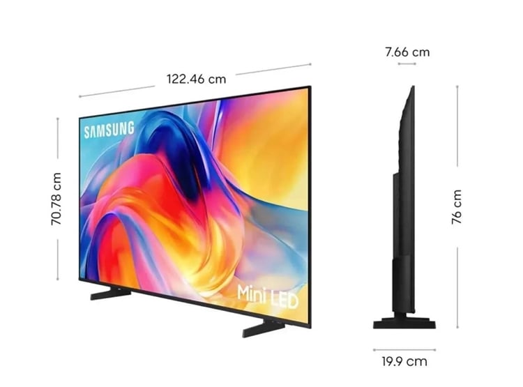 TELEVISOR SAMSUNG 55' MINI LED 4K UHD SMART TV VISION AI UN55M70HAGXPE 2026 - 3