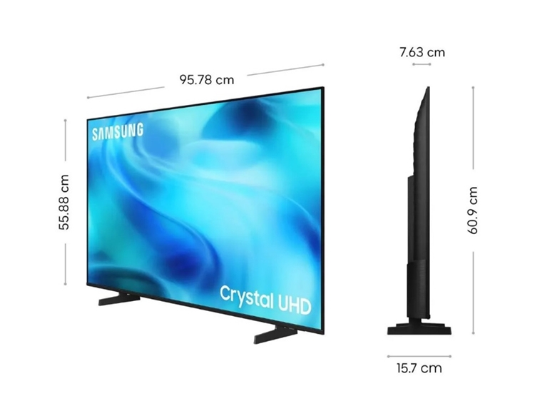 TELEVISOR SAMSUNG 43' SMART CRYSTAL UHD 4K UN43U8000HGXPE 2026 - 2