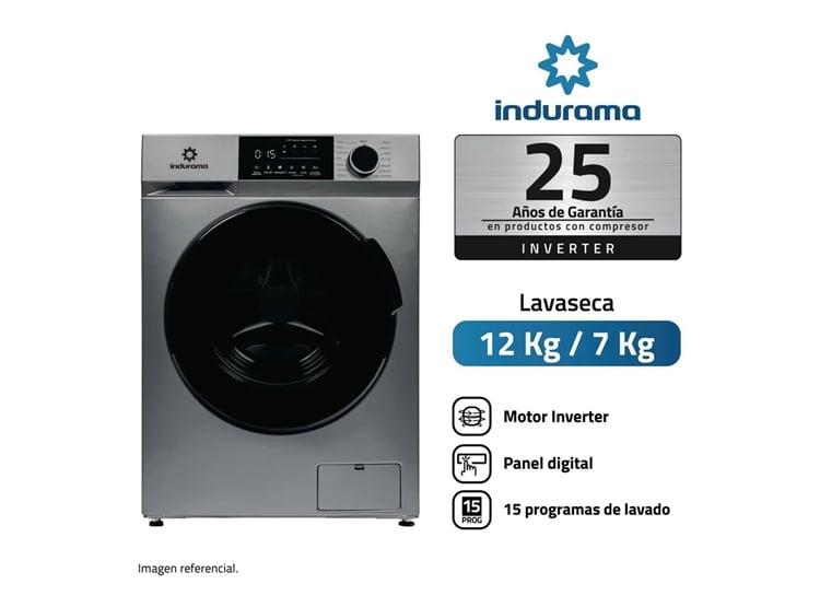 LAVASECA INDURAMA 12/7 KG LRI-312C CROMA - 1